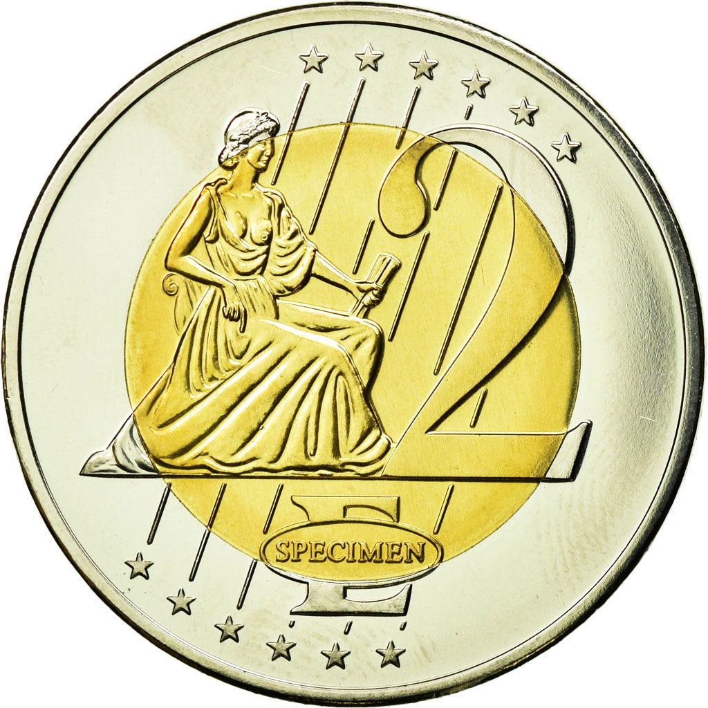 Vatican, Medal, 2 E, Essai-Trial Benoit XVI, 2012, MS(65-70), Bi-Metallic