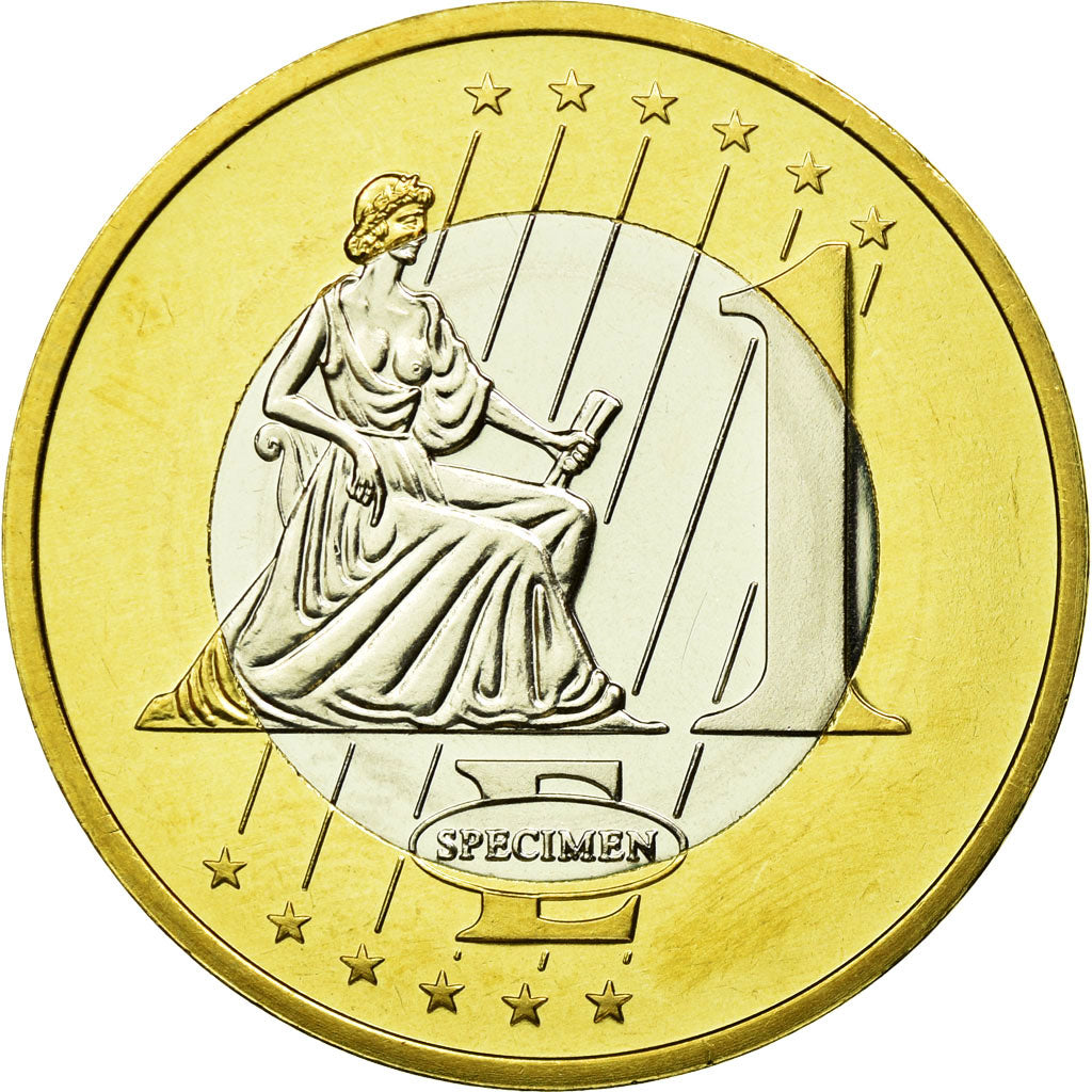 Monaco, Medal, Essai 1 euro, 2005, MS(65-70), Bi-Metallic