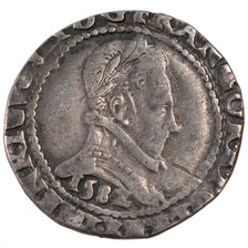 FRANCE, 1/2 Franc, 1582, VG(8-10), Silver, Duplessy #1131, 11.51