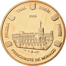 Monaco, Medaille, Essai 2 cents, 2005, STGL, Kupfer