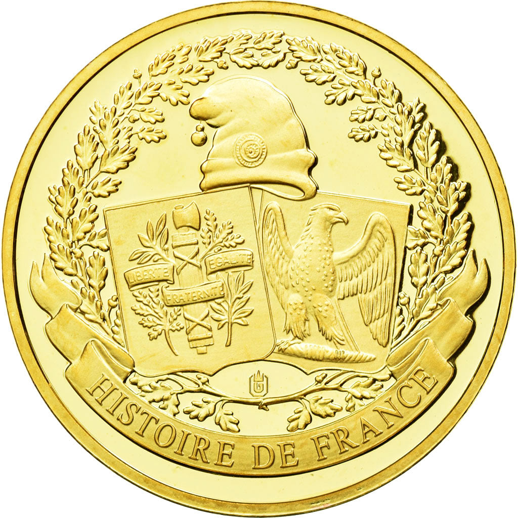 Francia, medaglia, Libération de Paris, 25 août 1944, FDC, Rame dorato