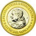Vaticano, medaglia, 1 E, Essai-Trial Benoit XVI, 2006, FDC, Bi-metallico