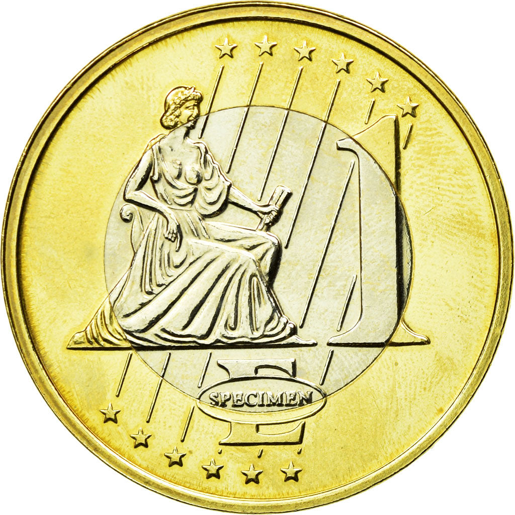 Vaticano, medaglia, 1 E, Essai-Trial Benoit XVI, 2006, FDC, Bi-metallico