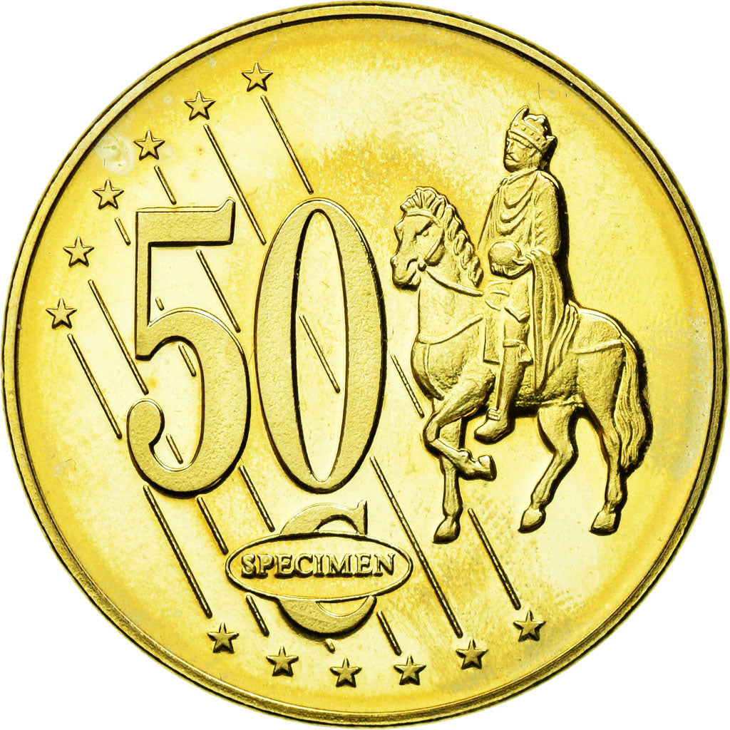 Vatican, Medal, 50 C, Essai-Trial Benoit XVI, 2006, MS(65-70), Copper-Nickel