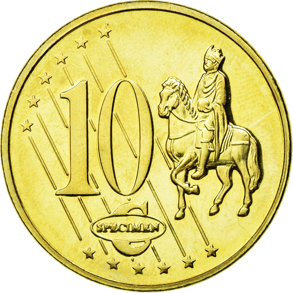 Vatikan, Medaille, 10 C, Essai-Trial Benoit XVI, 2006, STGL, Copper-Nickel Gilt