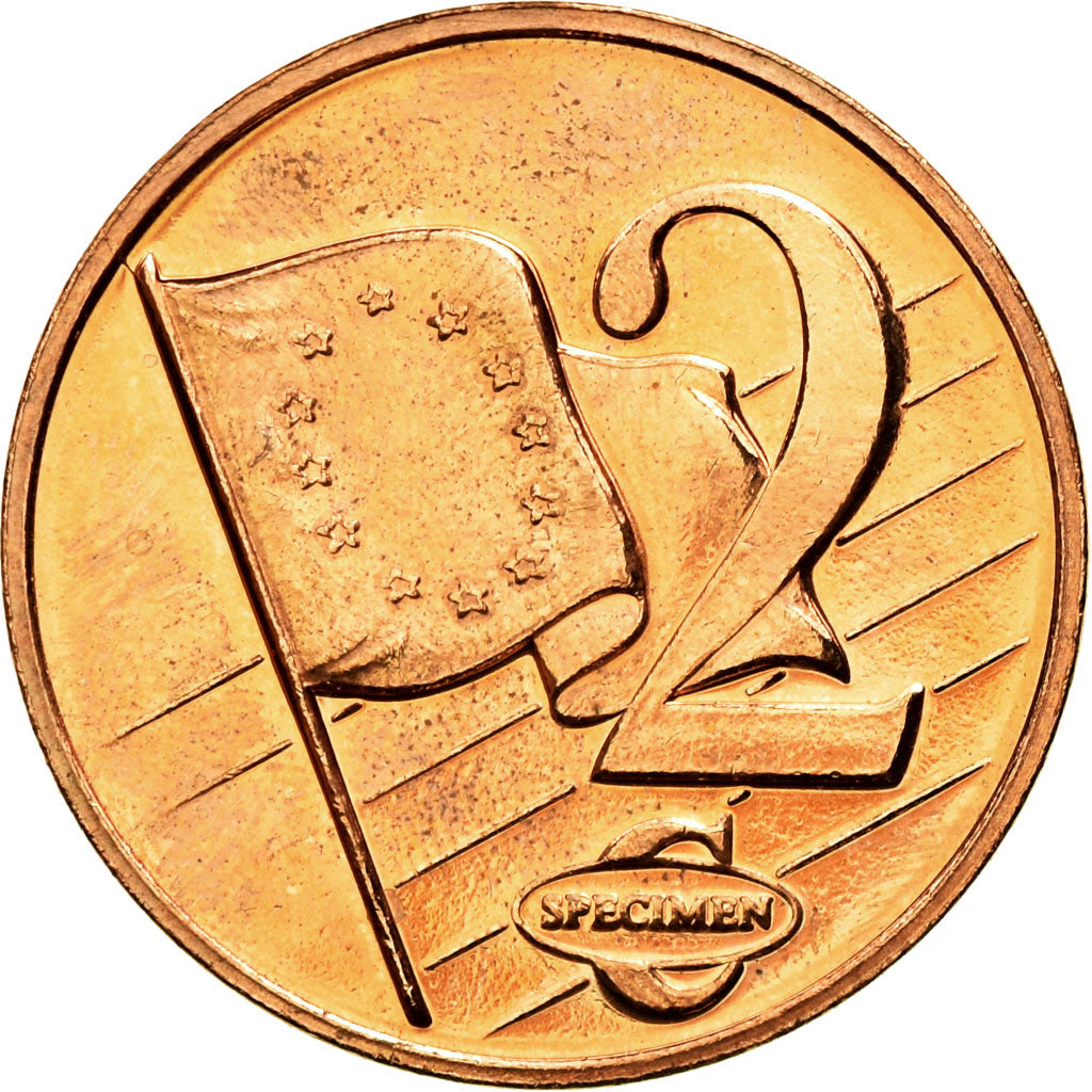 Vatikan, Medaille, 2 C, Essai-Trial Benoit XVI, 2006, STGL, Kupfer