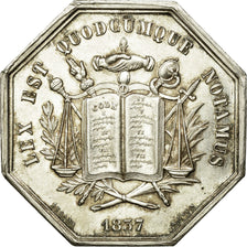 França, Token, Notaires de l'Arrondissement de Vienne, 1837, Durand, AU(55-58)