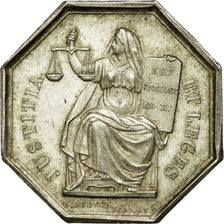 Frankrijk, Token, Notaires de l'Arrondissement de Tours, Oudiné, ZF+, Zilver