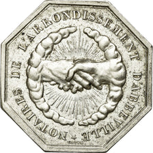 Francia, Token, Notaires de l'Arrondissement d'Abbeville, Caqué, SPL-, Argento