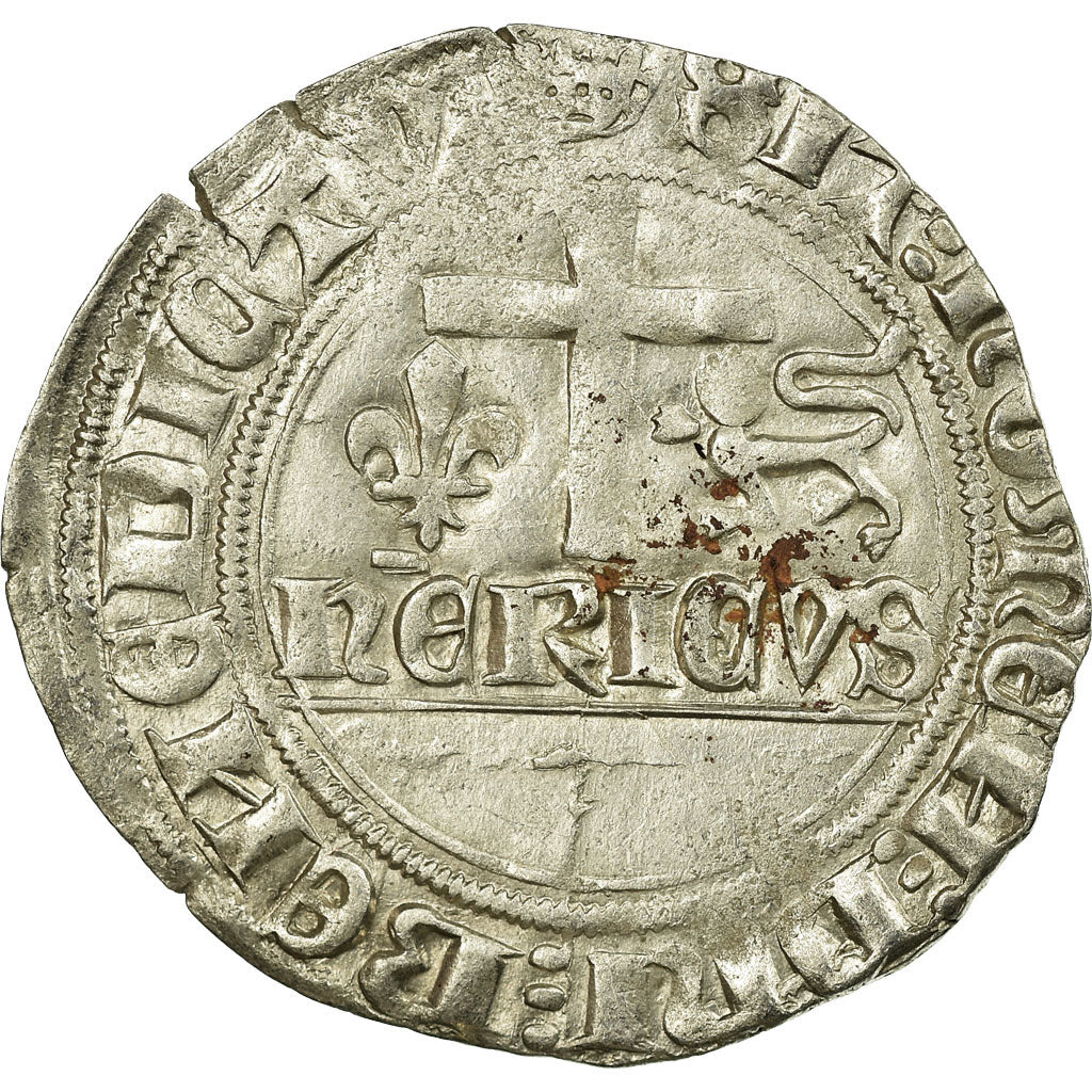 Munten, Frankrijk, Blanc aux Écus, Paris, ZF+, Zilver, Duplessy:445
