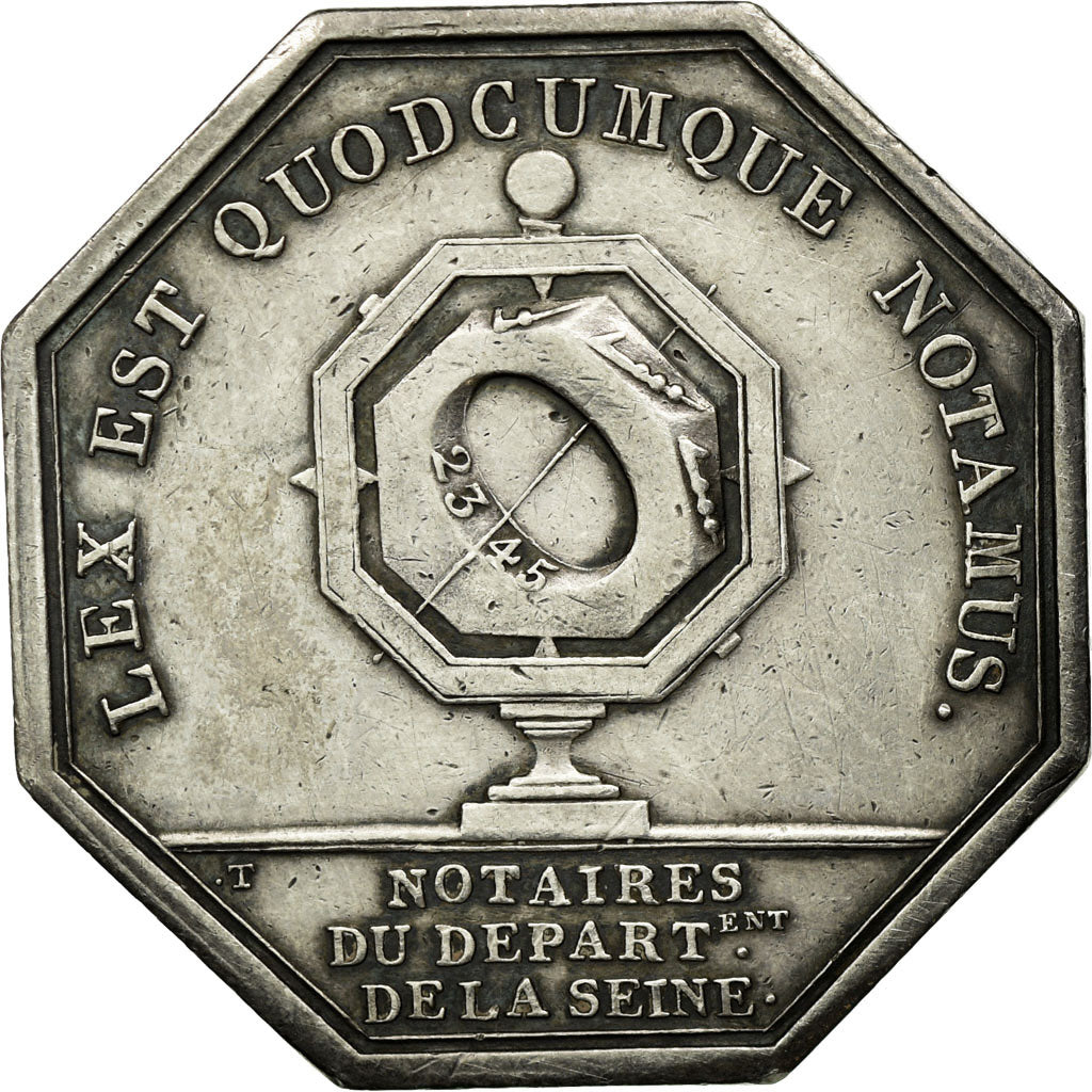 France, Token, Napoléon Ier, Notaires de l'Arrondissement de Paris, Tiolier