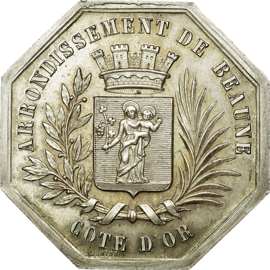Frankrijk, Token, Notaires de l'Arrondissement de Beaune, Côte d'Or, Desaide