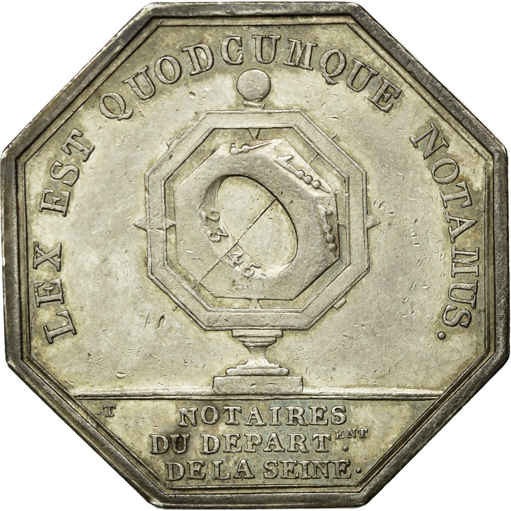 France, Token, Napoléon Ier, Notaires de l'Arrondissement de Paris, Tiolier