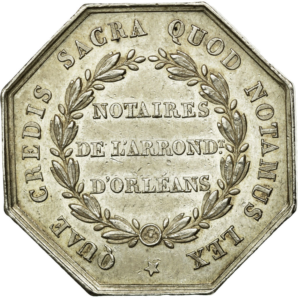 France, Token, Notaires de l'Arrondissement d'Orléans, Pingret, AU(55-58)
