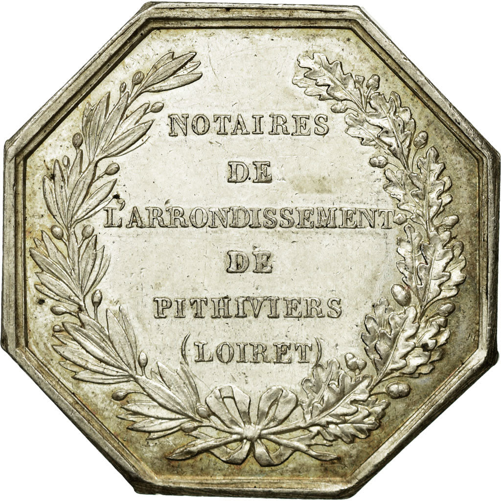 Francia, Token, Notaires de l'Arrondissement de Pithiviers, Loiret, SPL-