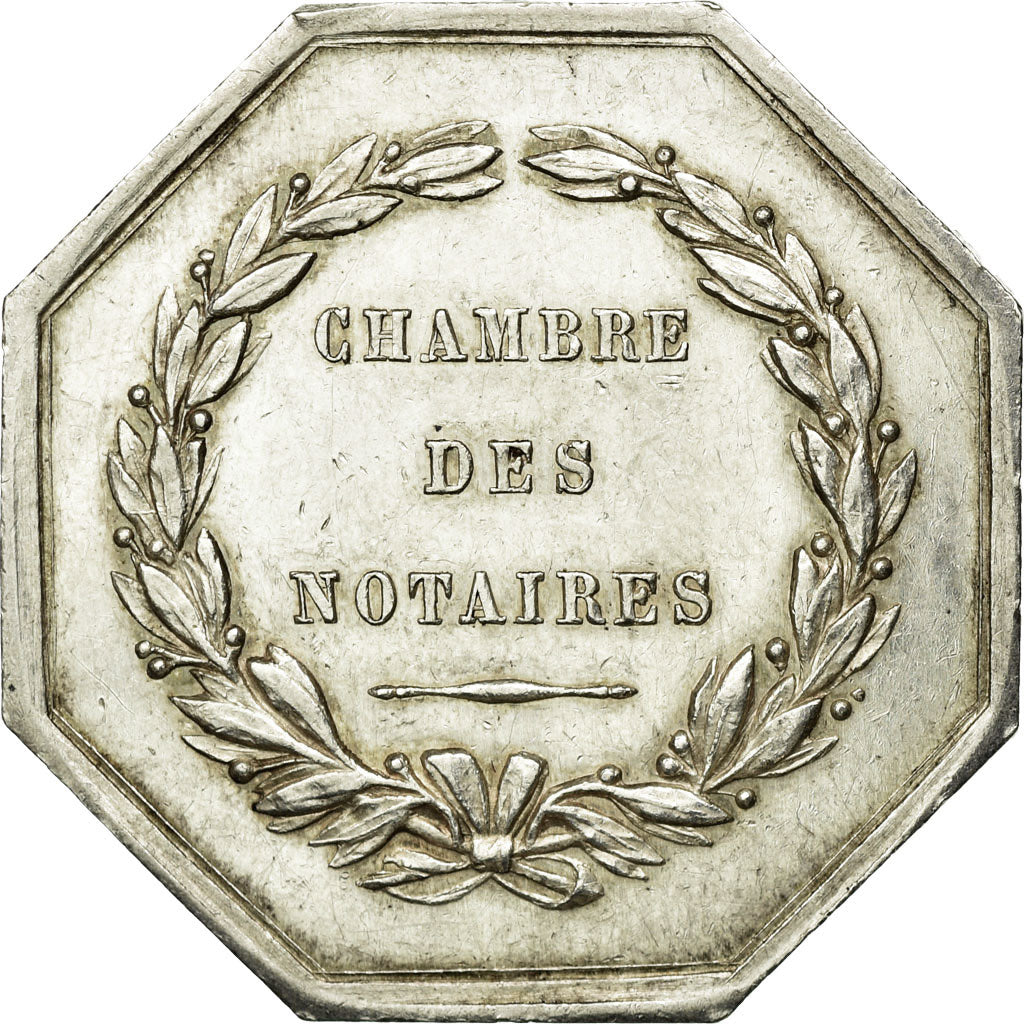 Frankreich, Token, Notaires de l'Arrondissement d'Epernay, Marne, VZ, Silber