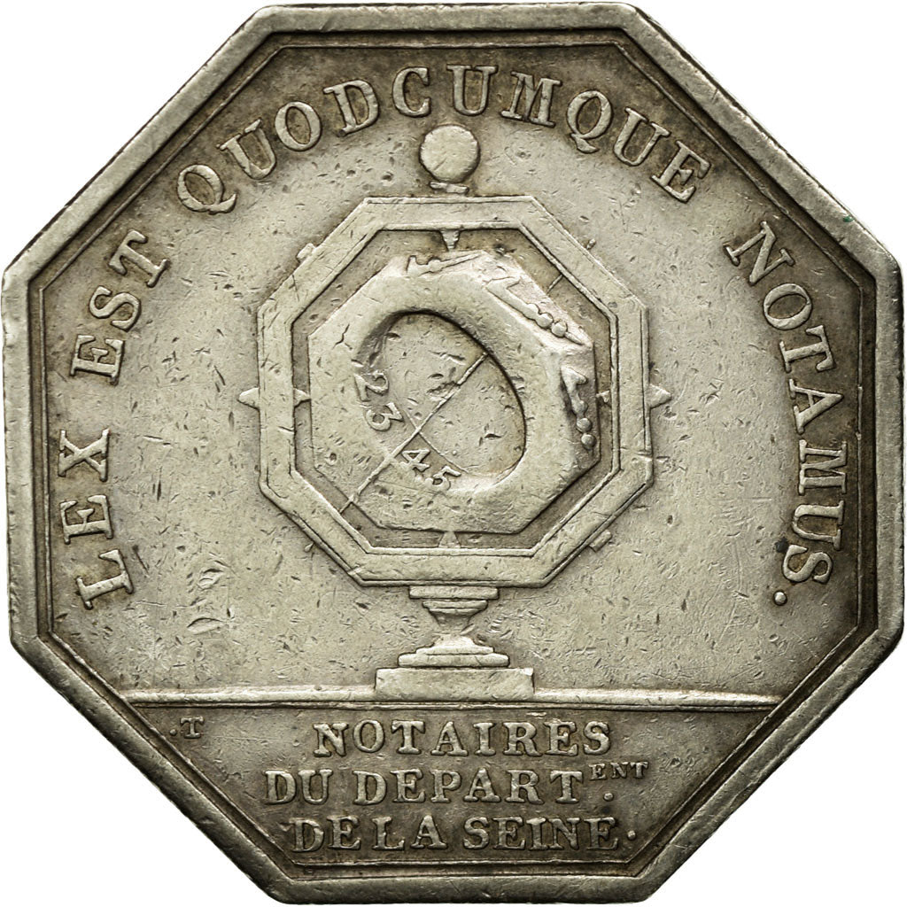 Frankrijk, Token, Napoléon Ier, Notaires de l'Arrondissement de Paris, Tiolier
