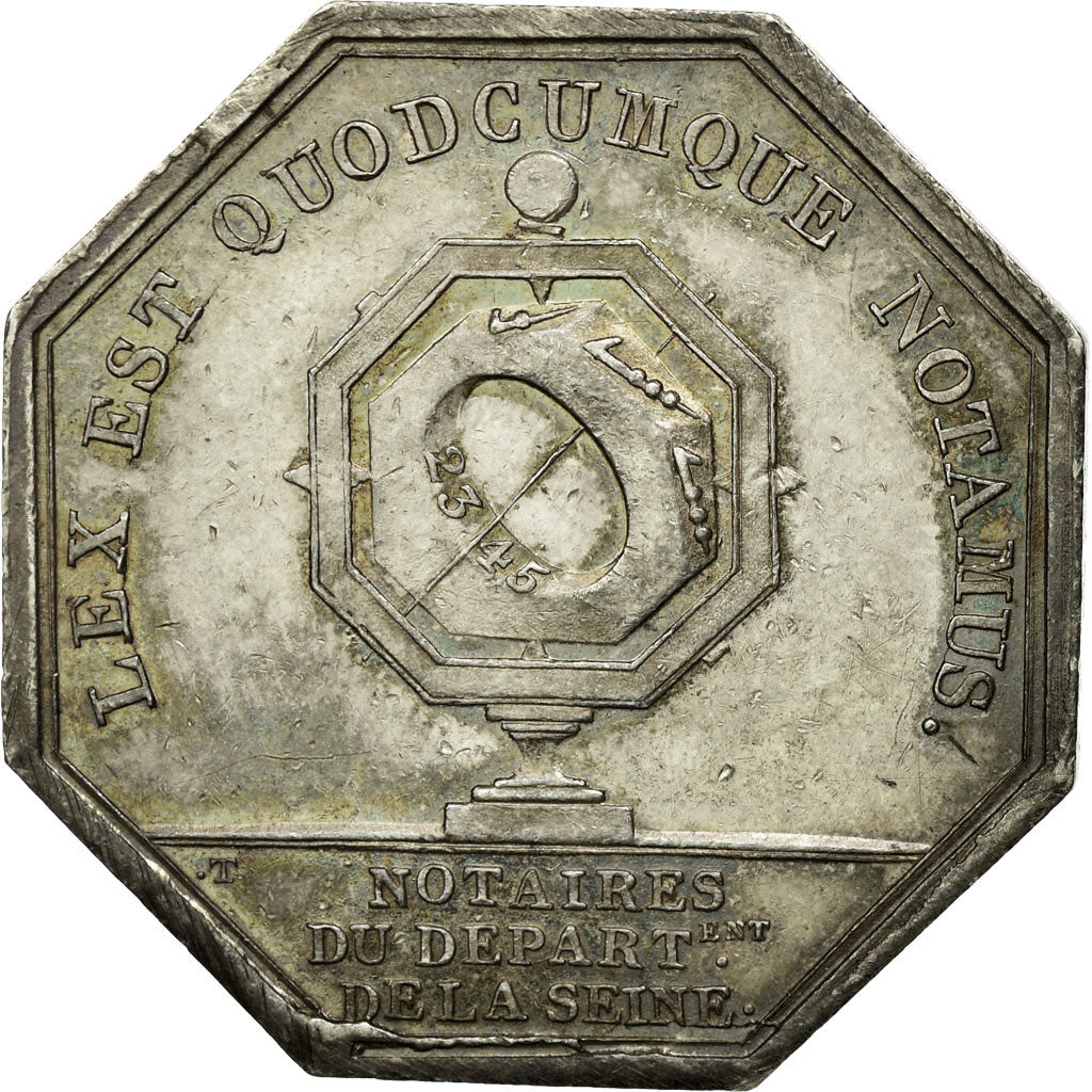 France, Token, Napoléon Ier, Notaires de l'Arrondissement de Paris, Tiolier