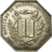 Francia, Token, Notaires de l'Arrondissement de Lyon, 1883, Schaller, SPL-
