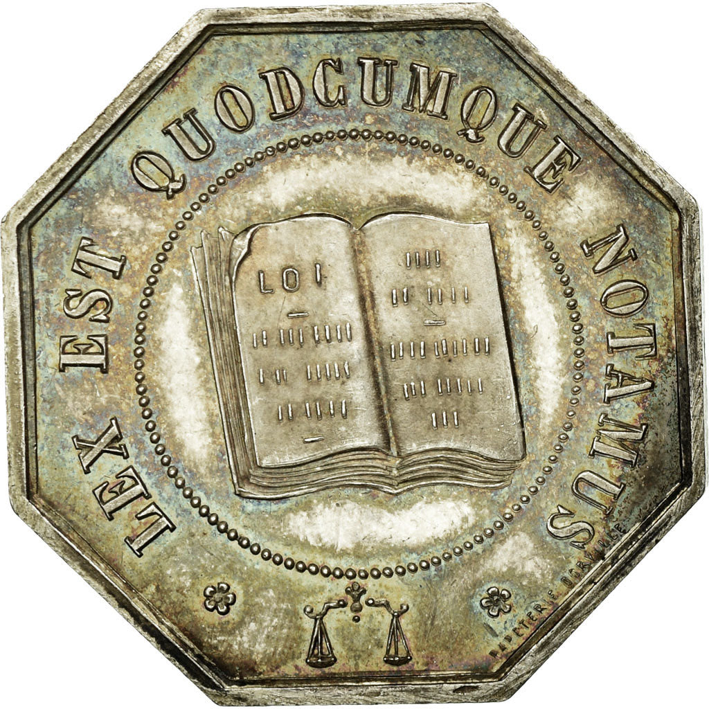 France, Token, Notaires de l'Arrondissement de Sedan, Ardennes, MS(60-62)