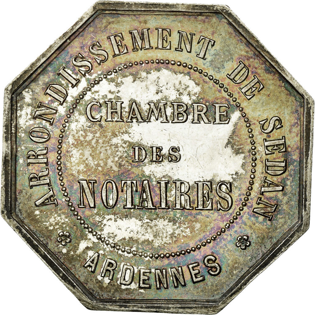 France, Token, Notaires de l'Arrondissement de Sedan, Ardennes, MS(60-62)