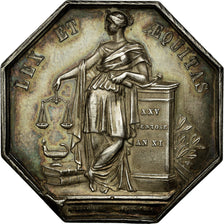 Francia, Token, Notaires de l'Arrondissement de Lille, 1849, Lecomte, SPL