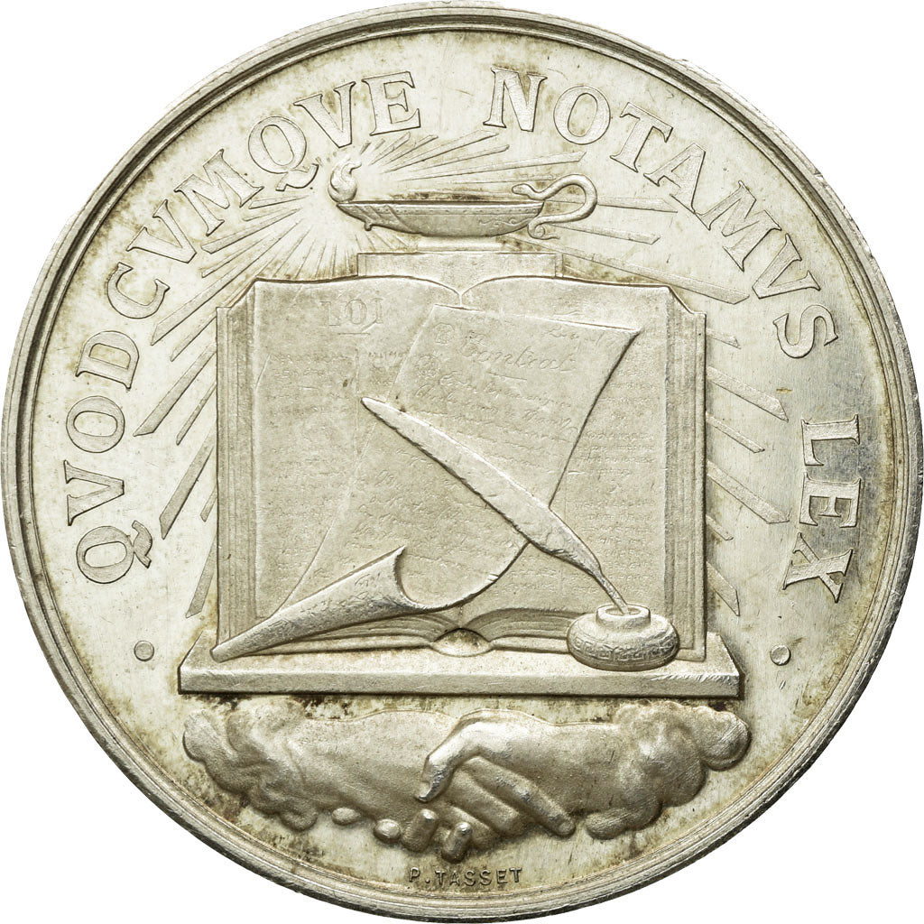 France, Jeton, Notaires de l'Arrondissement d'Arras, Pas-de-Calais, Tasset