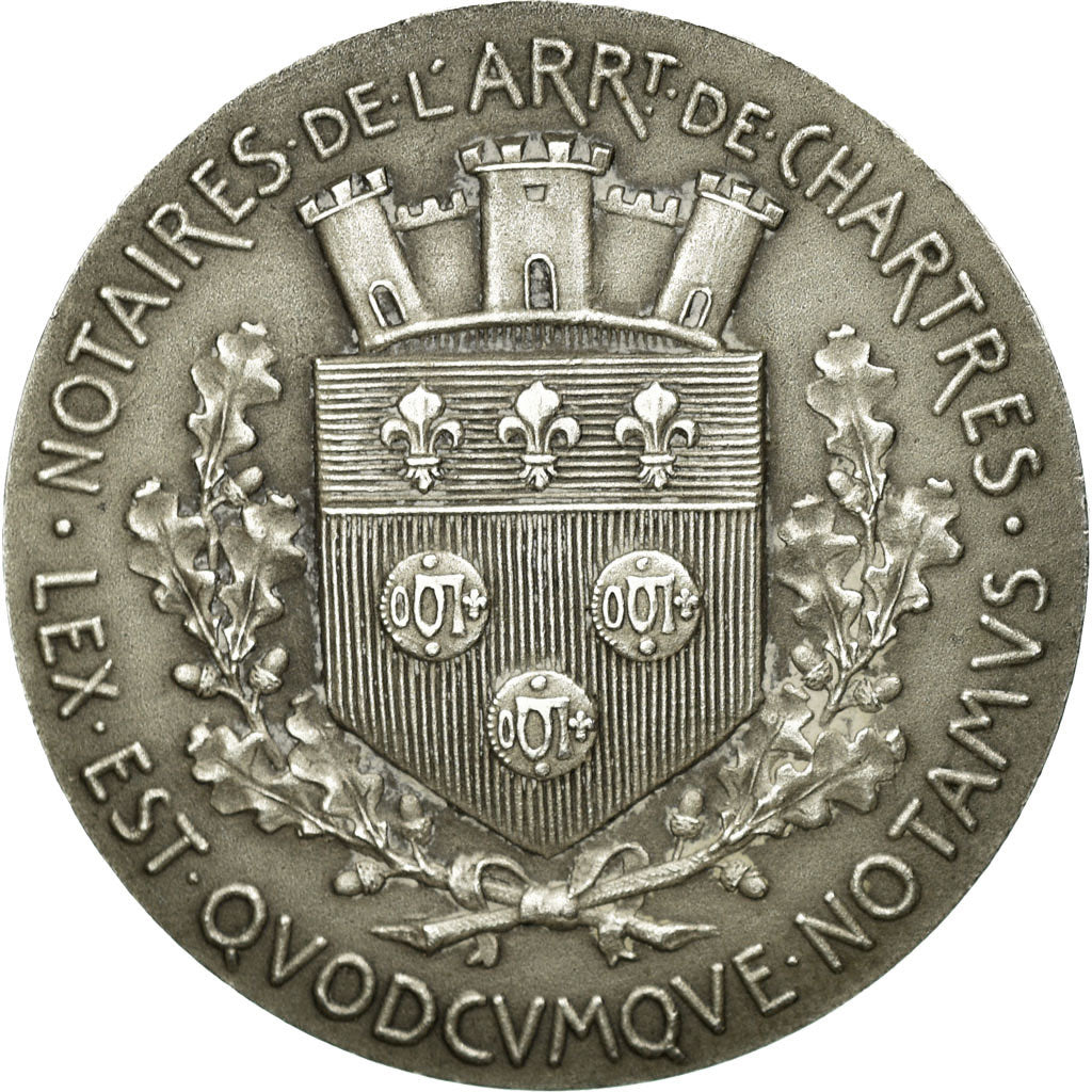 France, Token, Notaires de l'Arrondissement de Chartres, Dupuis.D, MS(60-62)