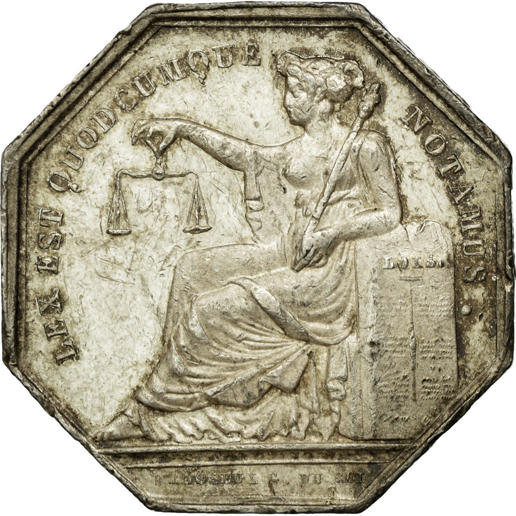 France, Token, Notaires de l'Arrondissement de Bernay, Eure, Brasseux