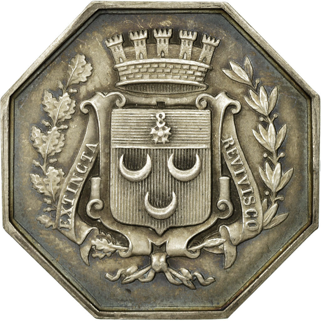 France, Token, Notaires de l'Arrondissement de Châteaudun, MS(60-62), Silver