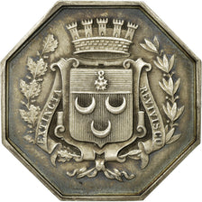 France, Token, Notaires de l'Arrondissement de Châteaudun, MS(60-62), Silver