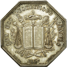 Francia, Token, Notaires de l'Arrondissement de Vienne, 1837, Durand, BB+