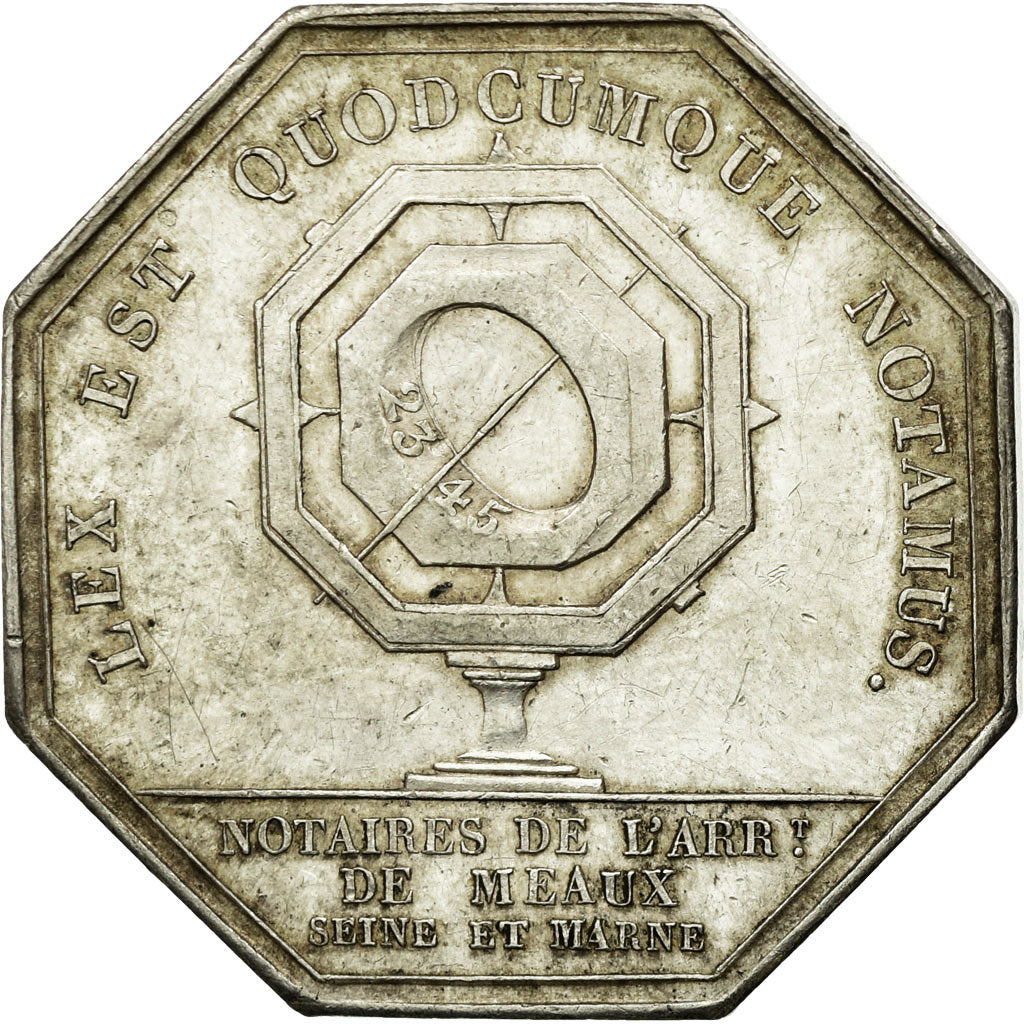 France, Token, Louis Philippe Ier, Notaires de l'Arrondissement de Meaux