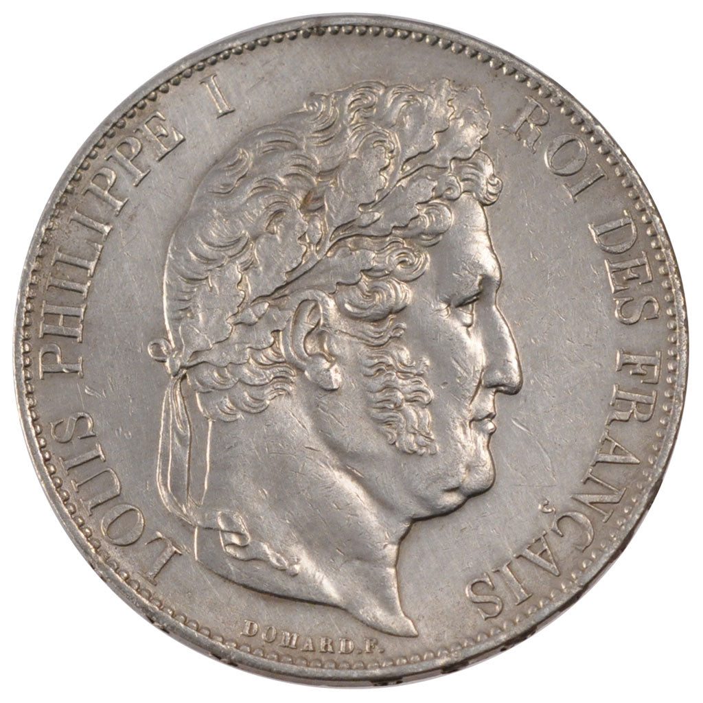 Francia, Louis-Philippe, 5 Francs, 1847, Paris, SPL-, Argento, Gadoury:678a