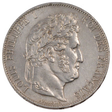 Francia, Louis-Philippe, 5 Francs, 1847, Paris, SPL-, Argento, Gadoury:678a