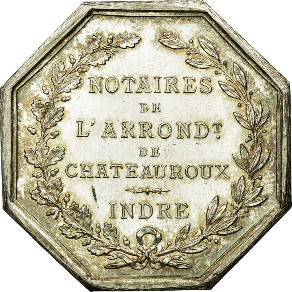 France, Token, Notaires de l'Arrondissement de Châteauroux, Pacot, AU(55-58)