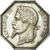 France, Jeton, Napoléon III, Notaires de l'Arrondissement de Rouen, 1862, SUP