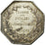 Francia, Token, Chambre des Notaires de l'Arrondissement de Béthune, 1854