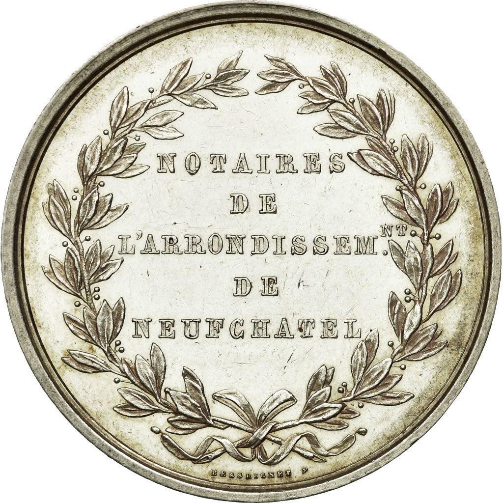Francia, Token, Louis Philippe Ier, Notaires de l'Arrondissement de Neufchatel