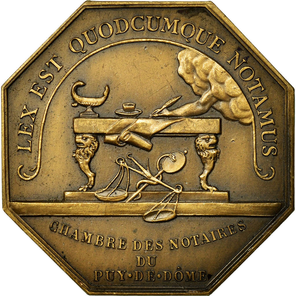 Francia, Token, Notaires de l'Arrondissement du Puy-de-Dôme, Barre, SPL-