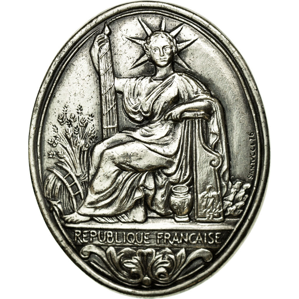 France, Jeton, Compagnie des Notaires de Haute-Saône, Santucci, SPL, Argent