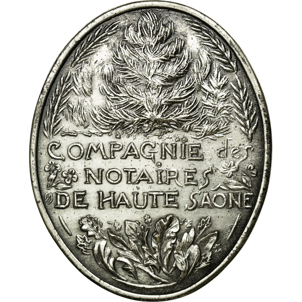 France, Jeton, Compagnie des Notaires de Haute-Saône, Santucci, SPL, Argent