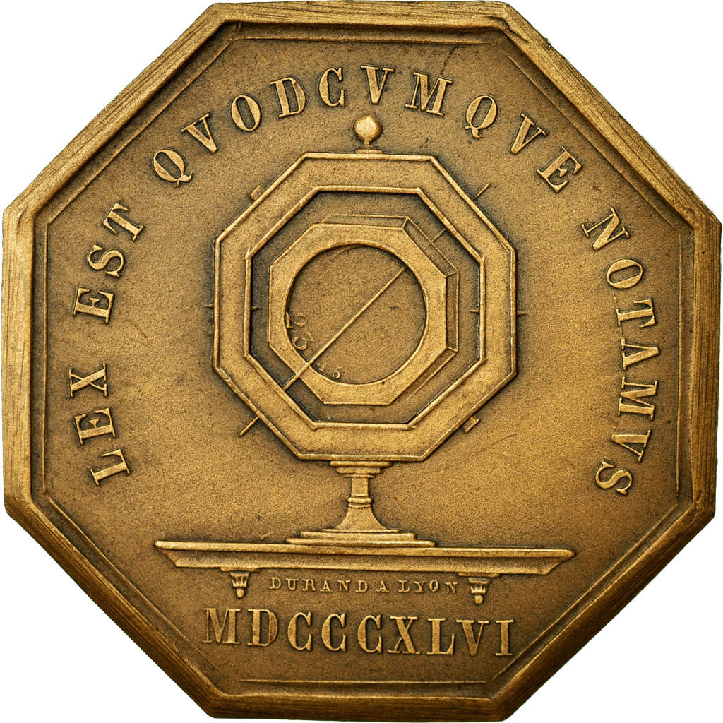 Frankreich, Token, Notaires de l'Arrondissement de Saint-Etienne, 1846, Durand