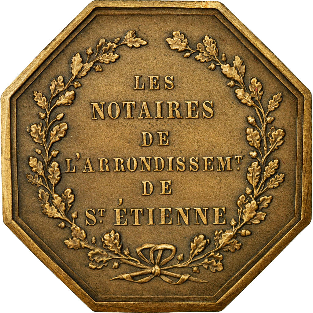 Frankreich, Token, Notaires de l'Arrondissement de Saint-Etienne, 1846, Durand