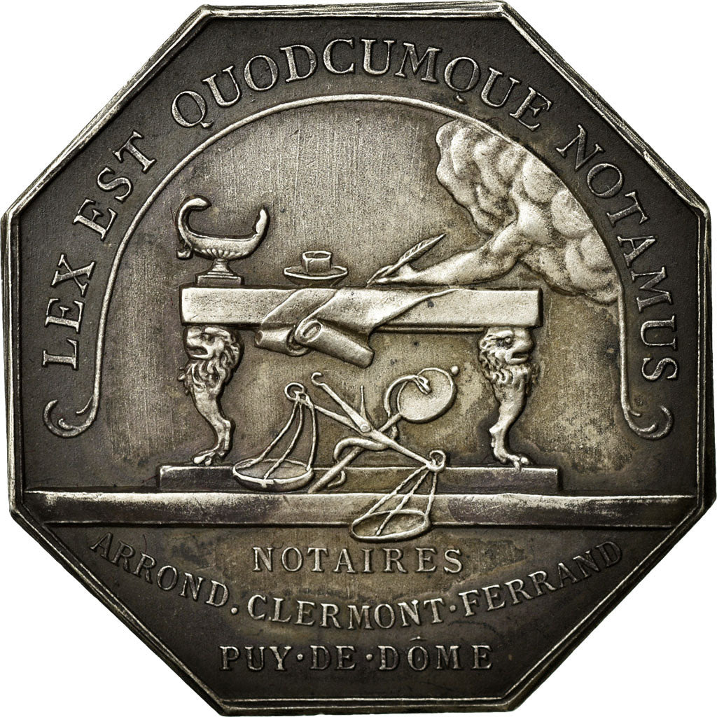 France, Token, Notaires de l'Arrondissement de Clermont-Ferrand, Barre
