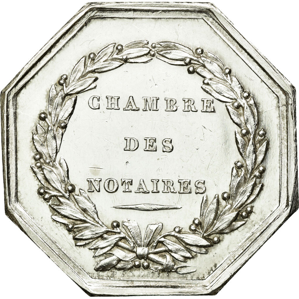 France, Jeton, Notaires de l'Arrondissement d'Epernay, Marne, SUP, Argent
