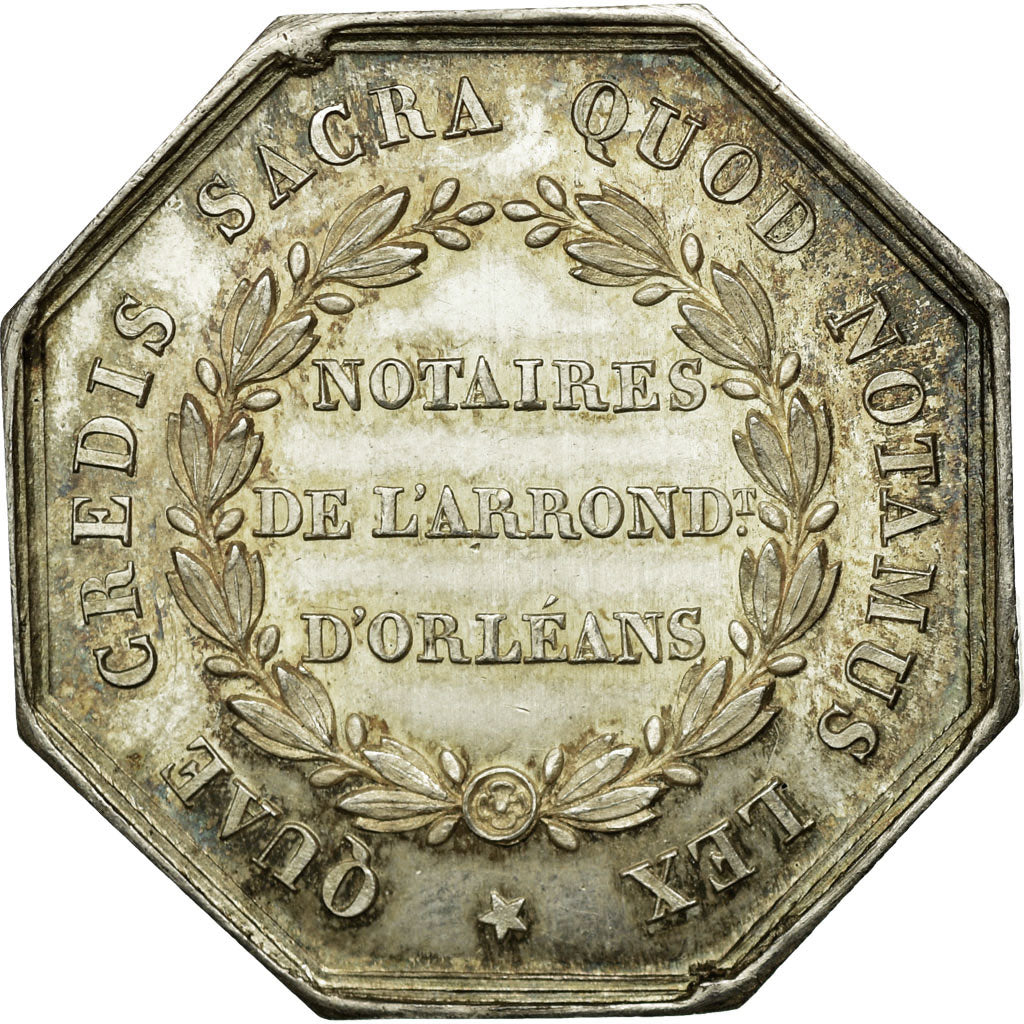 France, Token, Notaires de l'Arrondissement d'Orléans, Pingret, AU(55-58)