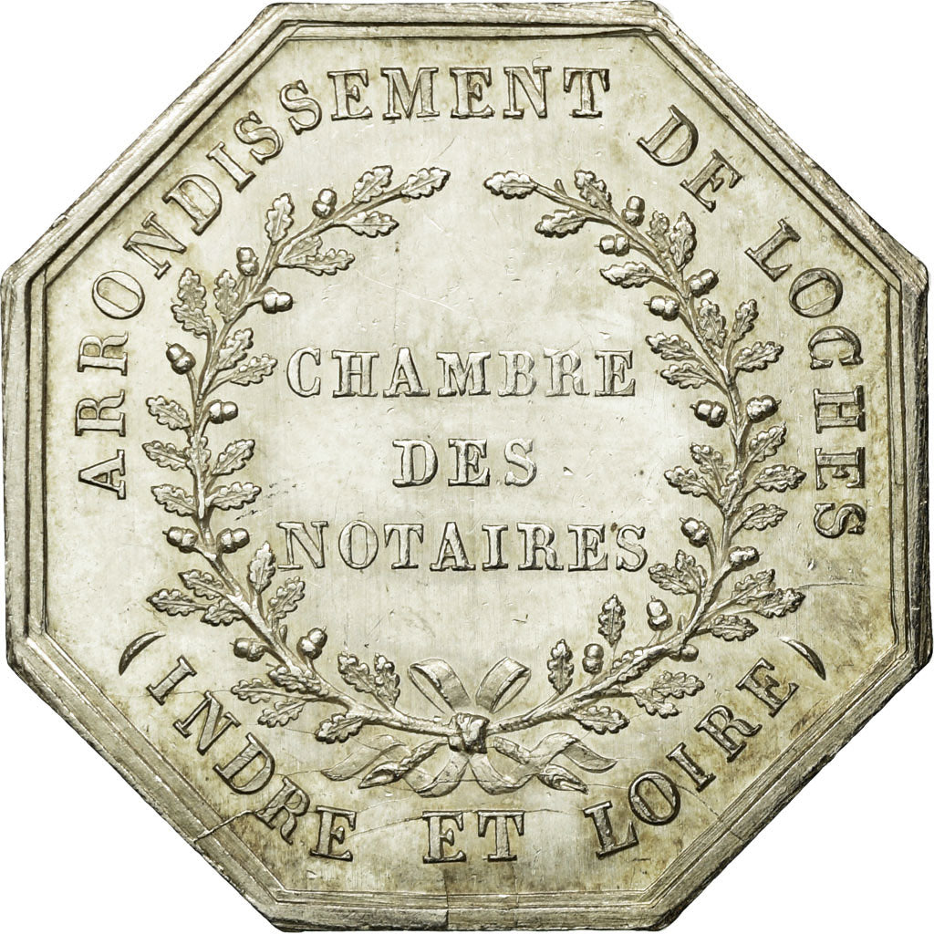 France, Jeton, Notaires de l'Arrondissement de Loches, Indre et Loire, SUP+