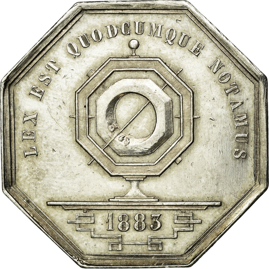 Frankreich, Token, Notaires de l'Arrondissement de Lyon, 1883, Schaller, VZ