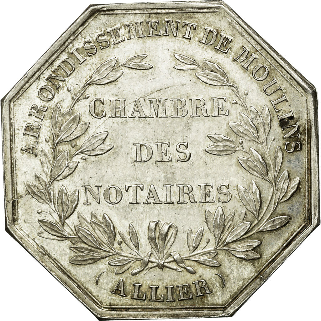 França, Token, Notaires de l'Arrondissement de Moulins, Allier, AU(55-58)